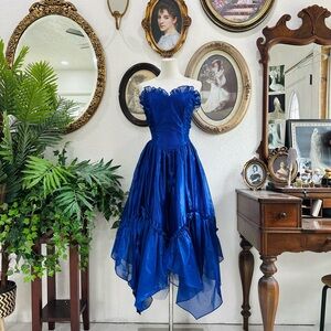 Steppin' Out Royal Blue Midi Dress